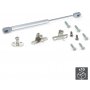 Lot 10 gas springs force 5kg liftable door travel with hooks 100mm Emuca