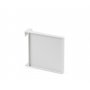 Tab set adjustable drawers white aluminum 900mm Emuca