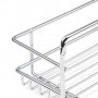 Especiero wall or kitchen cabinet 3 chromed steel trays Emuca