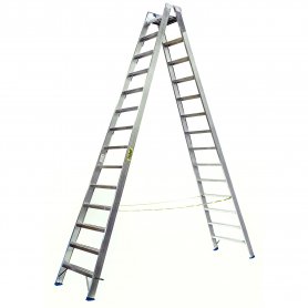 Double staircase climb with pla taf orm PA 14 + 14 steps Plabell