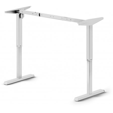Structure for adjustable motorized table height steel white Emuca