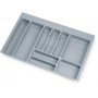 Cutlery drawer module 800mm plastic kitchen gray Emuca