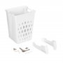 Laundry basket for 450mm plastic module white Emuca