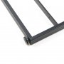 Shelving structure Lader height 1790mm black painted steel Emuca