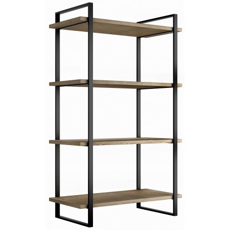 Lader shelf with structure and shelves height 1150mm steel and wood Emuca