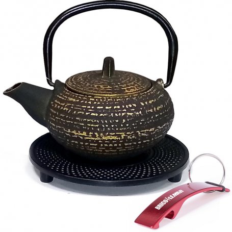 Cast iron kettle Osaka 400ml + reposatetera Ibili