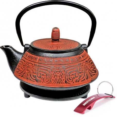 Cast iron kettle India 0,80lt + reposatetera Ibili