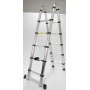 Aluminum hinged ladder rungs 3.8m 6 + 6 Mader