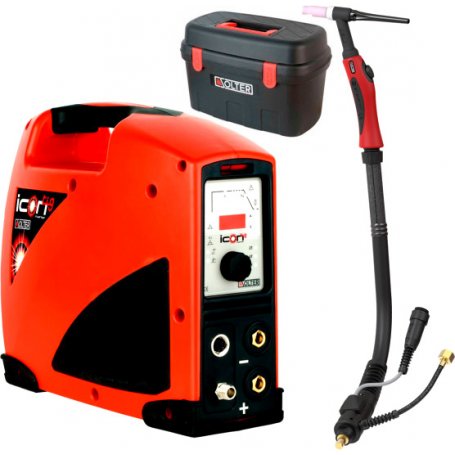 KIT equipment DC TIG torch ICONTIG 1880 HF + SR-17 4m + briefcase