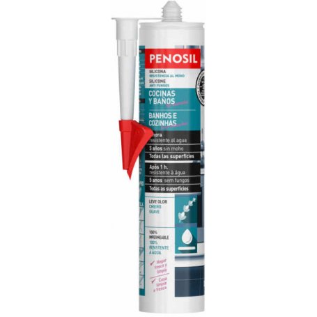 Silicone Kitchen and Bath 300ml transparent stain No Penosil