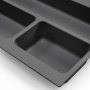 Optima cutlery drawer kitchen Vertex / 500 module Concept 600mm 16mm board anthracite Emuca