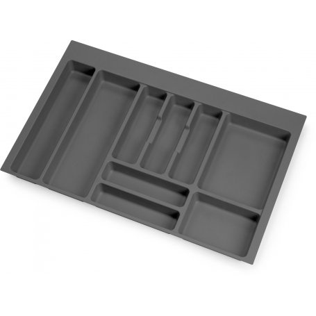 Optima cutlery drawer kitchen Vertex / 500 module Concept 800mm 16mm board anthracite Emuca