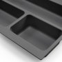 Optima cutlery drawer kitchen Vertex / 500 module Concept 900mm 16mm board anthracite Emuca