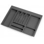 Optima cutlery drawer kitchen Vertex / 500 module Concept 700mm 16mm board anthracite Emuca