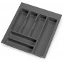 Optima cutlery drawer kitchen Vertex / 500 module Concept 450mm 16mm board anthracite Emuca