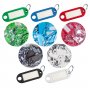500 keychain label holder 5 colors 100 of each color, Cufesan