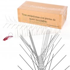Box 20 anti-pigeon strips tipped stainless Central de Enrejados