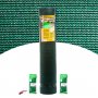 Extra green concealment 1x50m mesh Central de Enrejados + 200 flanges nylon green 200x3,6mm