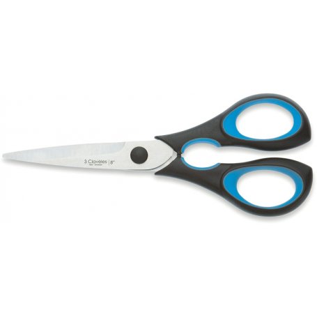 Ergo kitchen scissors 8 "soft grip stainless steel handle 3 Claveles