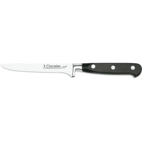 Boning knife 13cm Forgé series stainless steel forged POM handle 3 Claveles