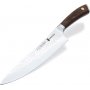 Stainless steel kitchen knife 20cm Pakka wood handle forged Hammered 3 Claveles