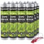 And elastic adhesive sealant artificial turf BRIK-CEN PM-GREEN Quiadsa green box 12 cartridges 290ml