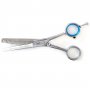 Barber scissors Skool 5.5 "forged stainless steel calientepara sculpting 3 Claveles