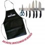 Game Evo 5 knives, and kitchen scissors Ergo 8 "on magnetic media 45cm 3 Claveles