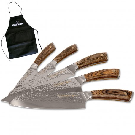 Set of 5 knives series Sakura 3 Claveles