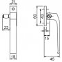 Aluminum pressure seal right roller Cufesan