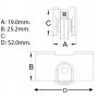 Box 12 bearing wheels ENDASA small metal Cufesán