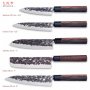 Set of 5 kitchen knives and pliers Osaka sushi 3 Claveles