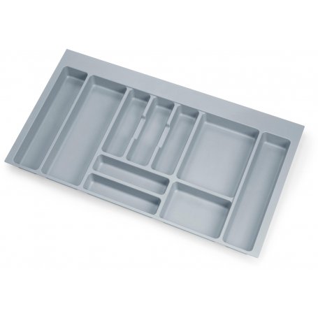 Optima cutlery drawer module 900mm plastic kitchen gray Emuca