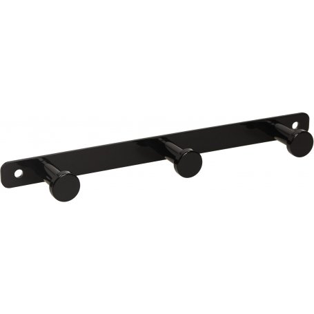 Wall hanger black painted steel Hamilton Emuca