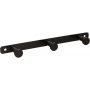 Wall hanger black painted steel Hamilton Emuca