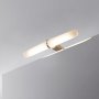 Emuca LED spotlight for bathroom mirror Gemini IP44 233mm chrome plastic