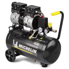 ▷ Silent kit 24L 1HP Michelin CA-MX24-1 + multifunction inflation set | Bricolemar