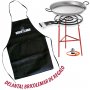 Paella pan kit 600mm + paella pan 70cm + reinforced legs Vaello La Valenciana + regulator and gas hose