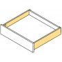 Kit Concept kitchen drawer height 105mm depth 500mm close mild steel anthracite gray Emuca