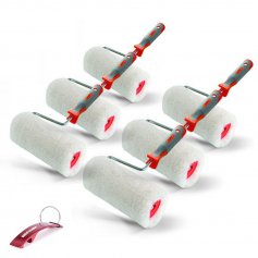 Lot of 6 rollers of woven wool Master Nº18 Cano