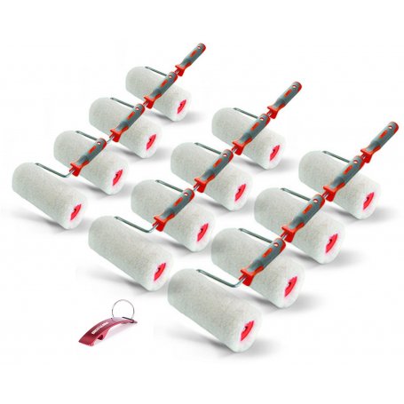 Box of 12 woven wool rollers Master Nº18 Cano