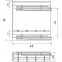 Removable bottle rack Suprastar with soft closing module 200 chromed steel Emuca