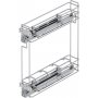 Removable bottle rack Suprastar with soft closing module 200 chromed steel Emuca