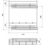 Removable bottle rack Suprastar with soft closing module 150 chromed steel Emuca