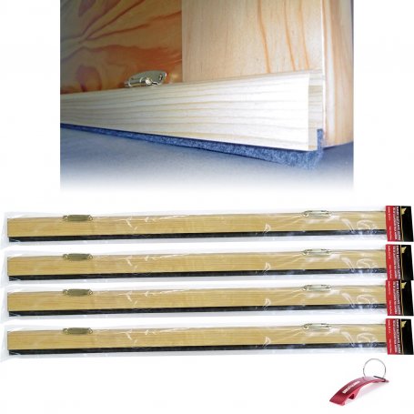 Lot of 4 tilting wooden weatherstripping 81,5cm / und pine Burcasa