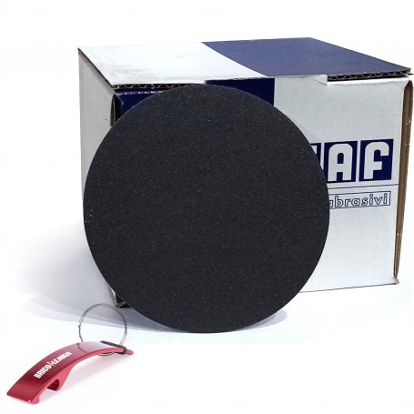 Box with 50 velcro discs 80 grain silicon carbide paper 115 without hole Taf CC23V