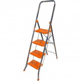 Domestic Scalin wide step ladder 4 steps Plabell