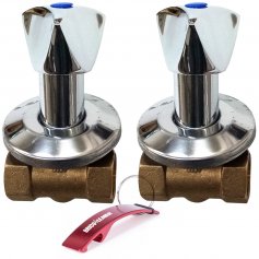 Set of 2 taps of paso Tricorn 3/4 "AFJ model