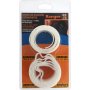 Box of 12 extra strong white velcro-type adhesive tapes 30mmx1m / und Miarco