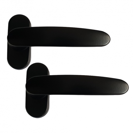 Set of 2 black handles Cufesan